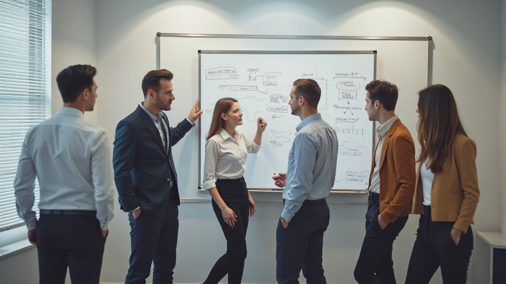 Творческий процесс: мозговой штурм и обмен идеями в креативной команде