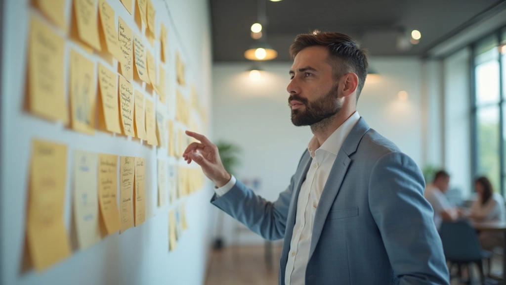 Специалист разрабатывает инновационное решение, используя методы креативного мышления и мозгового штурма