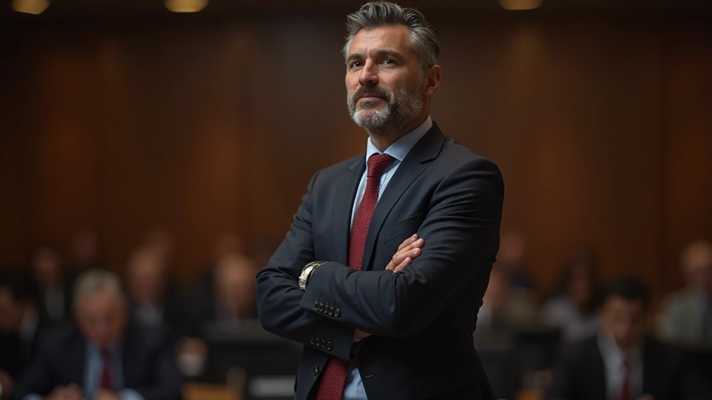 Опытный спикер делится идеями перед аудиторией на профессиональной конференции